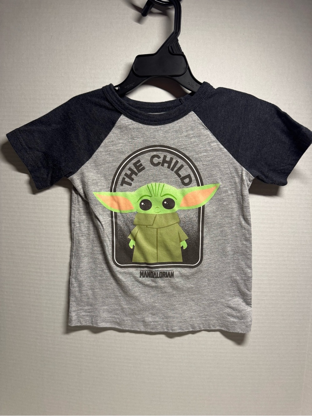 Star Wars The Child Raglan Tee - Gray & Navy